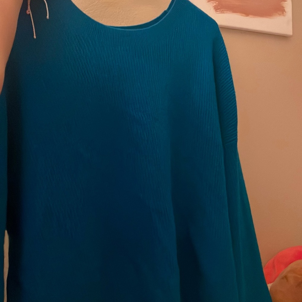 NWT ALICE+OLIVIA CAPRICE CREWNECK DROP SHOULDER PULLOVER